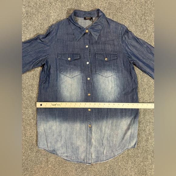 Miss Sixty Diamond The Simpsons Homer long sleeve button up shirt Size M - Picture 14 of 15